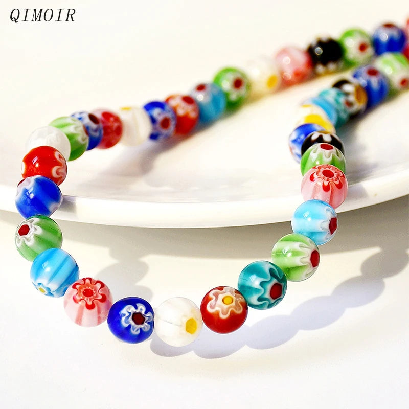 Bohemian Glass Bead Necklace