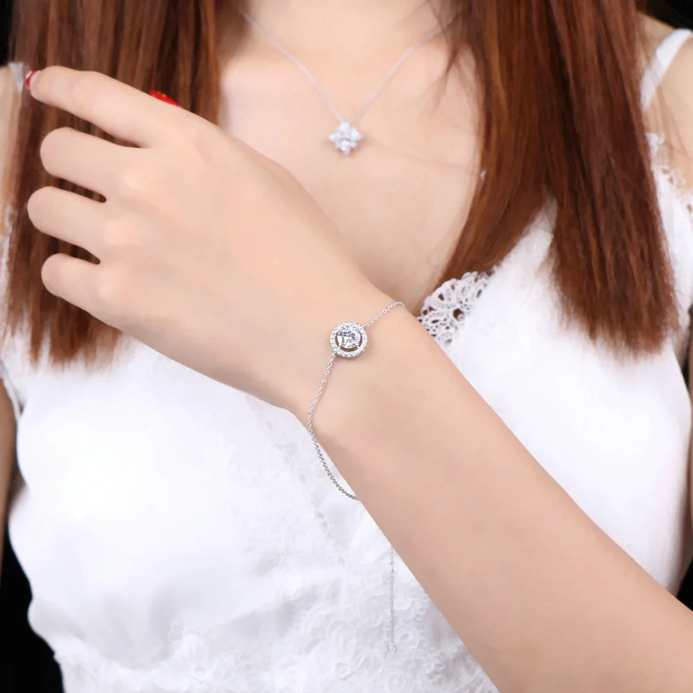 Zirconia Rose Gold Bracelet