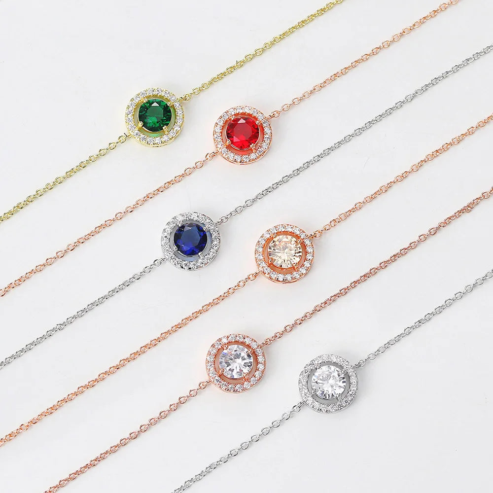 Zirconia Rose Gold Bracelet