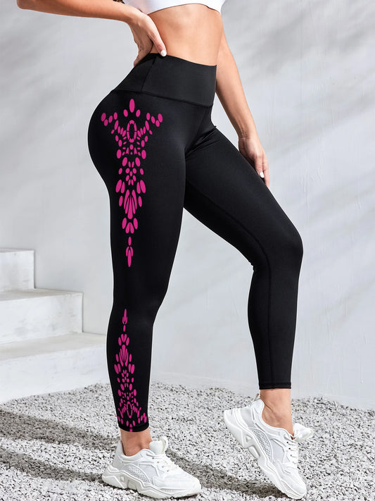 Printed Workout Running Leggings