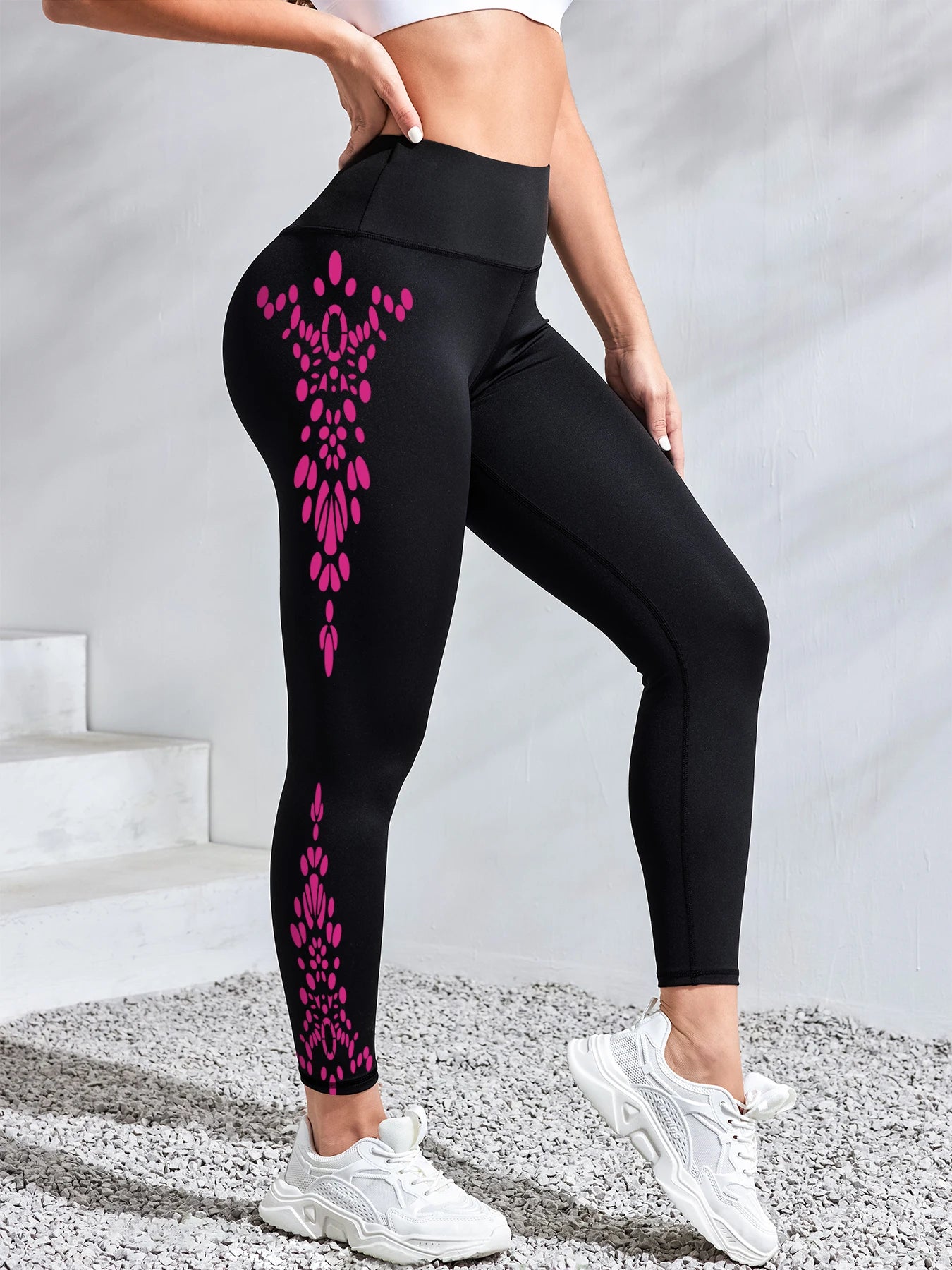 Printed Workout Running Leggings