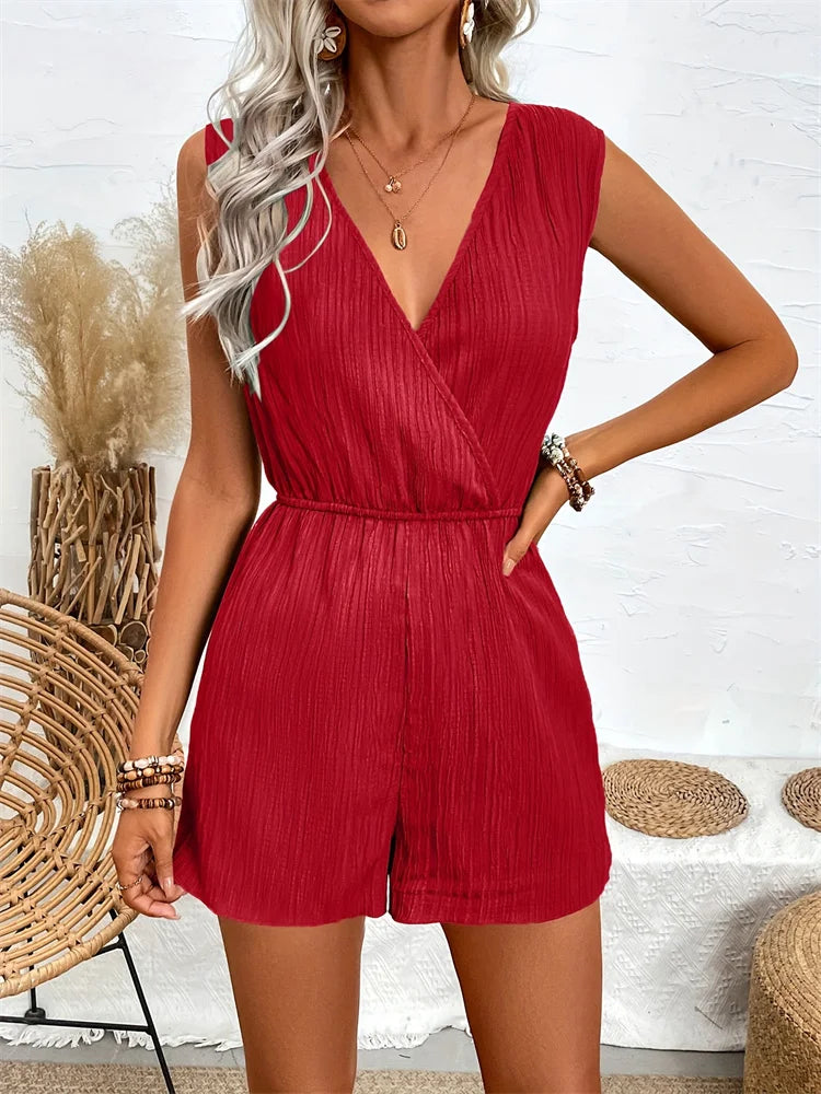 Cross Neck Summer Romper