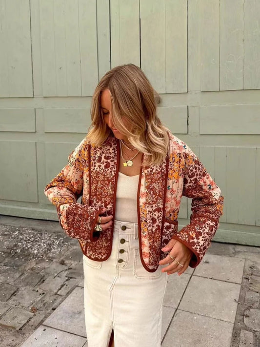 Vintage Patchwork Cotton Coat