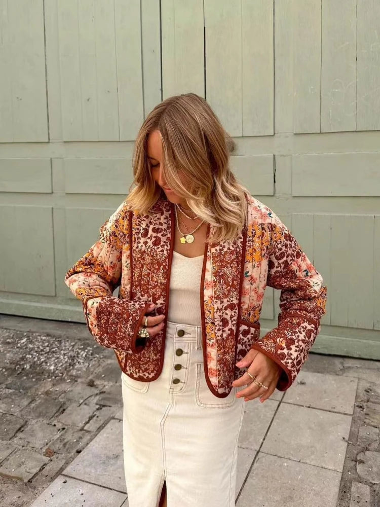 Vintage Patchwork Cotton Coat