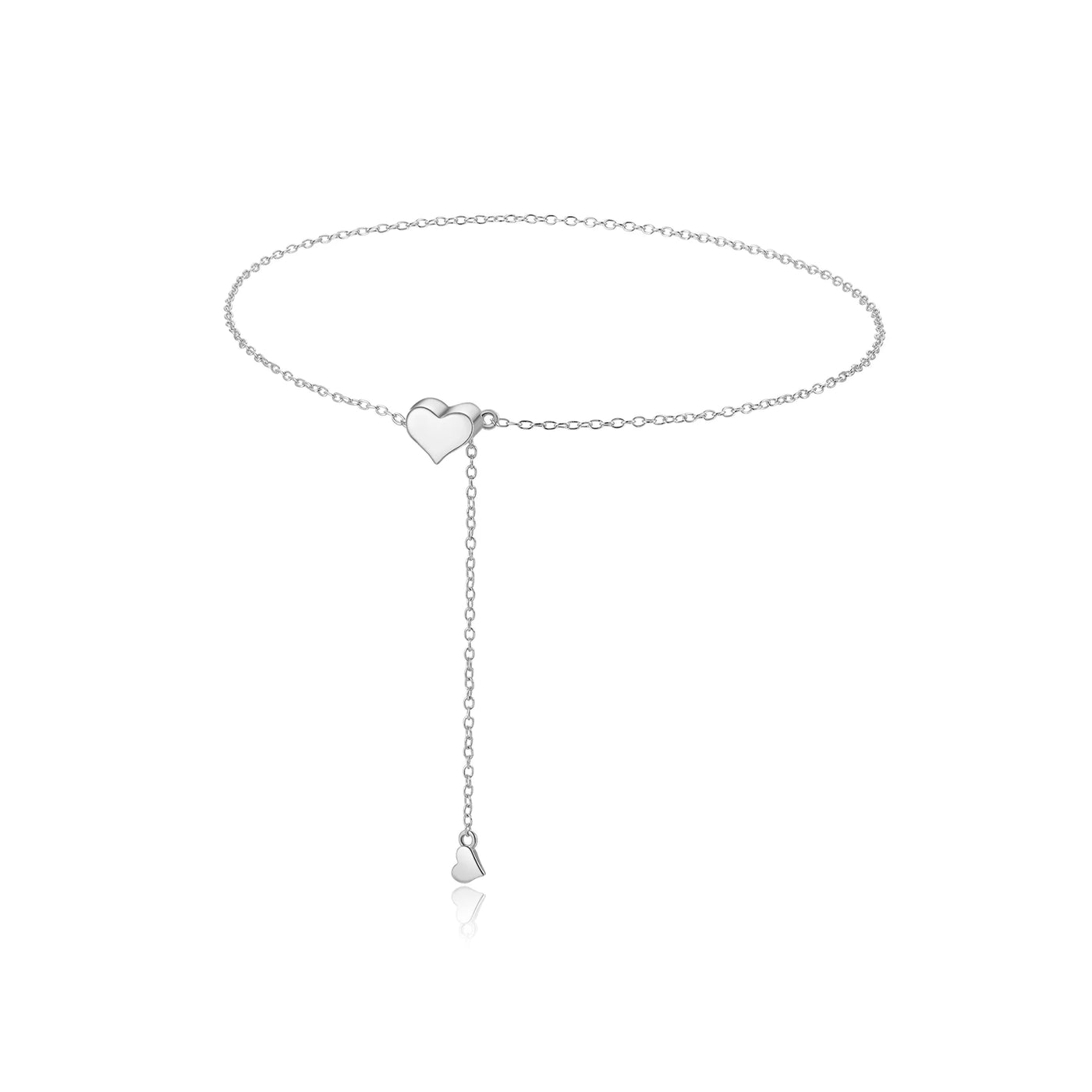 Sterling Heart Charm Necklace