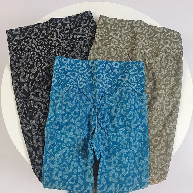 Leopard Seamless Yoga Leggings