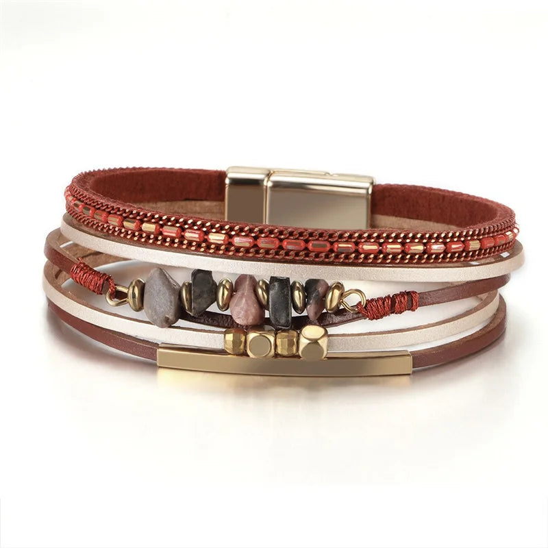 Western Cross Charm Bracelet