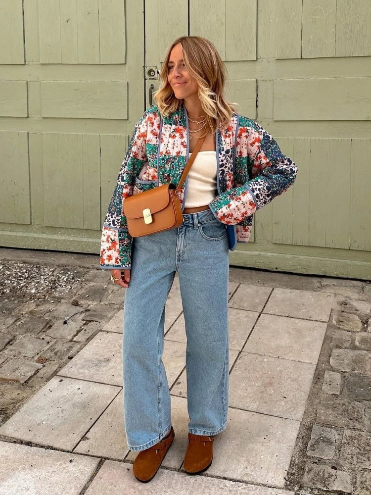 Vintage Patchwork Cotton Coat