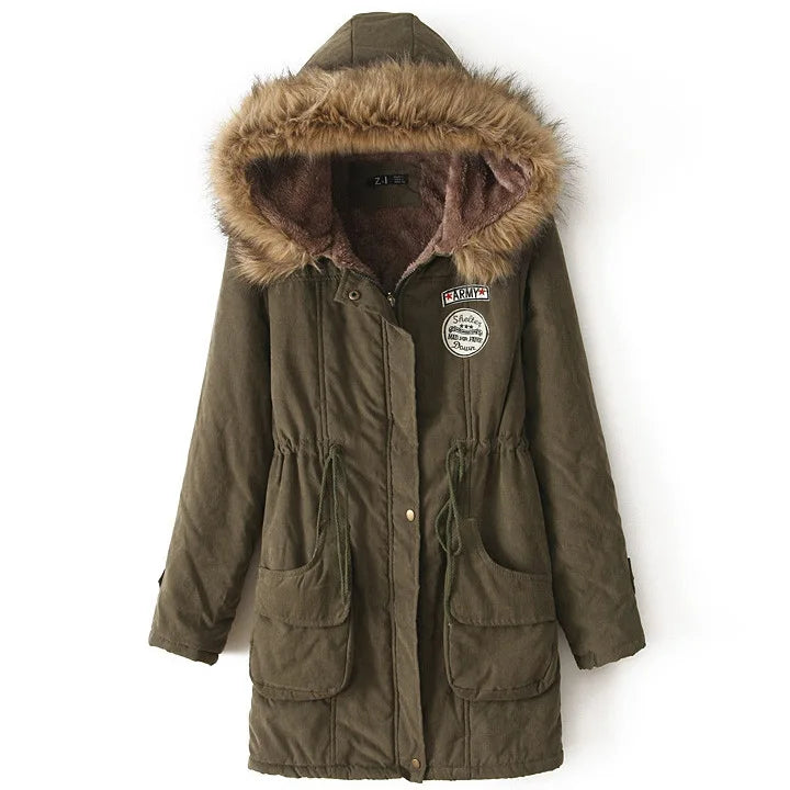 Thickened Hooded Winter Parka