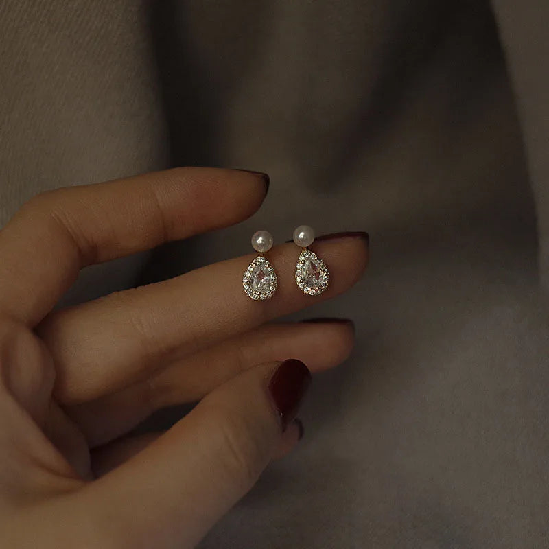 Gold Plated Zircon Studs