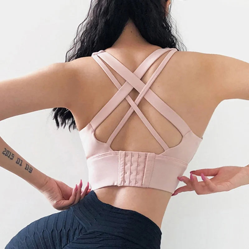 Open Back Sports Bra