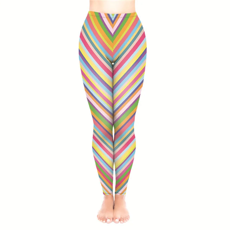 Aztec Ombre Stretch Leggings