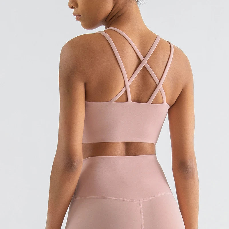 Cross Back Sports Bra
