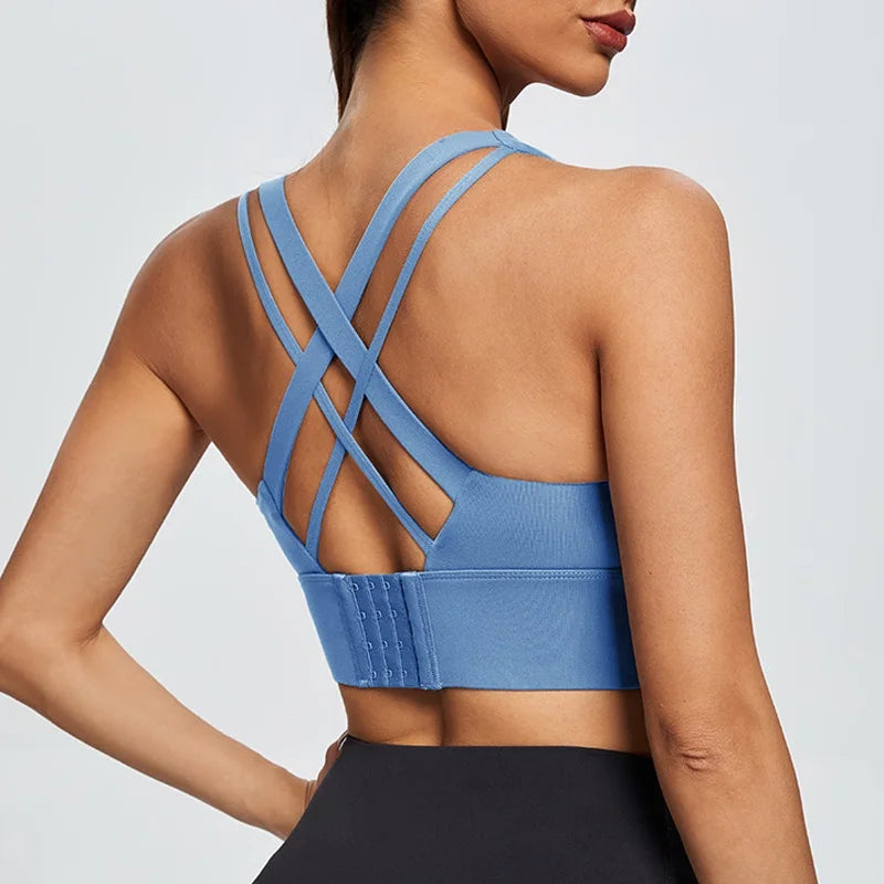 Open Back Sports Bra