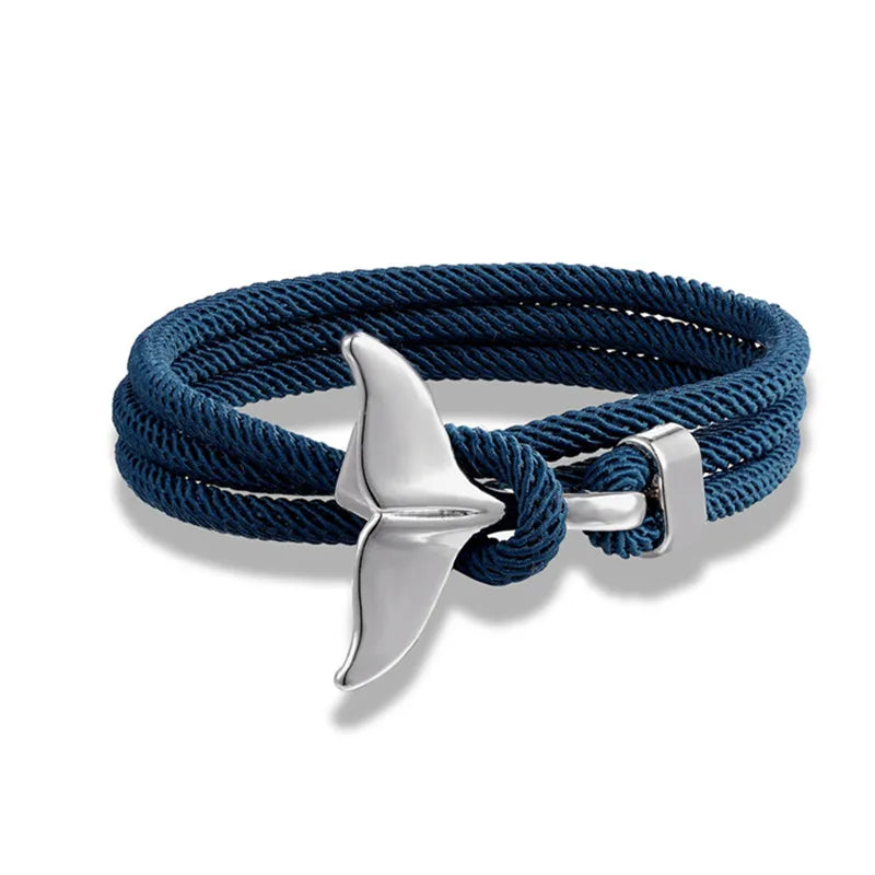 Whale Tail Anchor Bracelet
