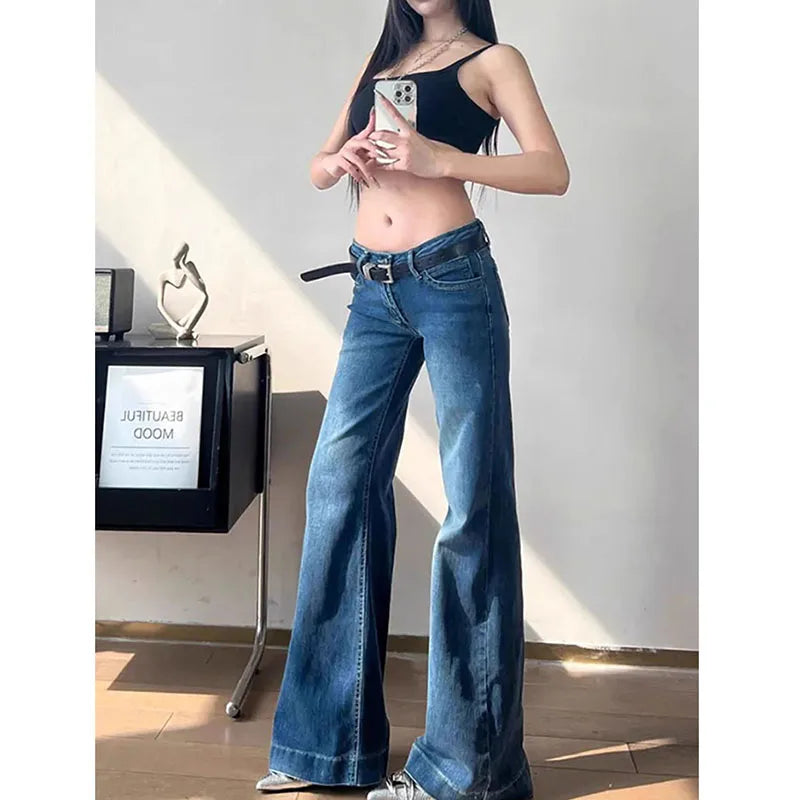 Low Waist Flare Jeans