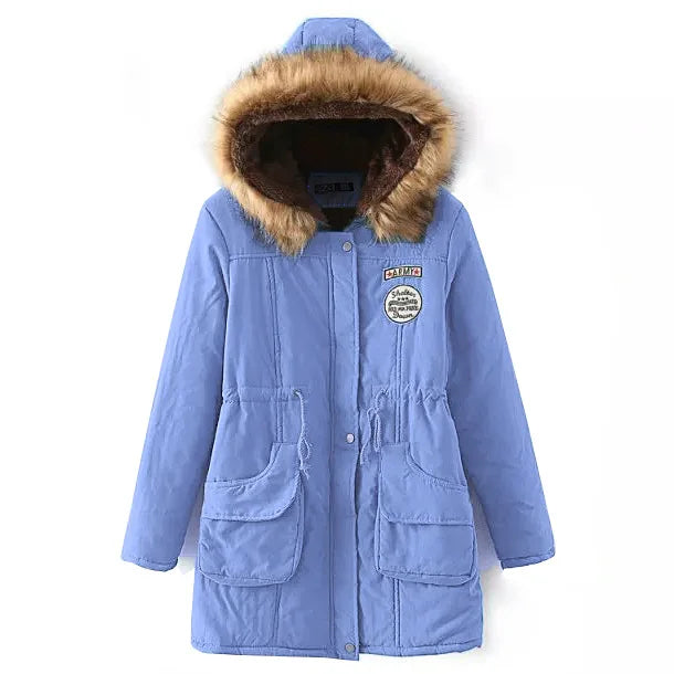 Thickened Hooded Winter Parka