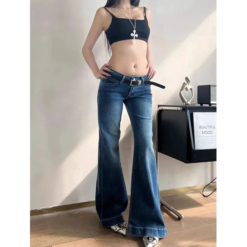Low Waist Flare Jeans