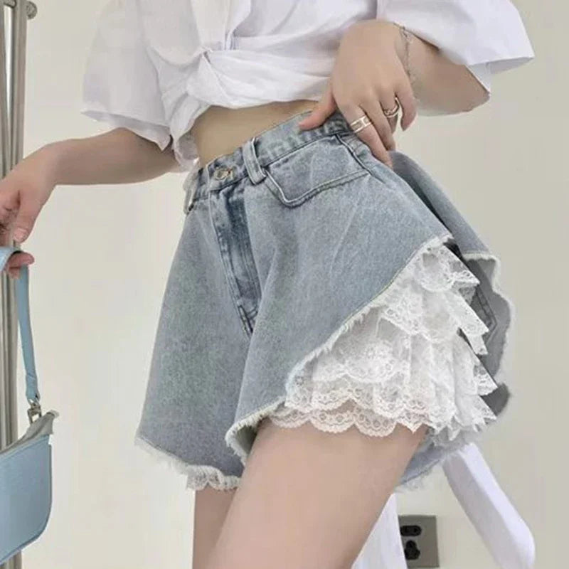 Lace Safety Sleep Shorts